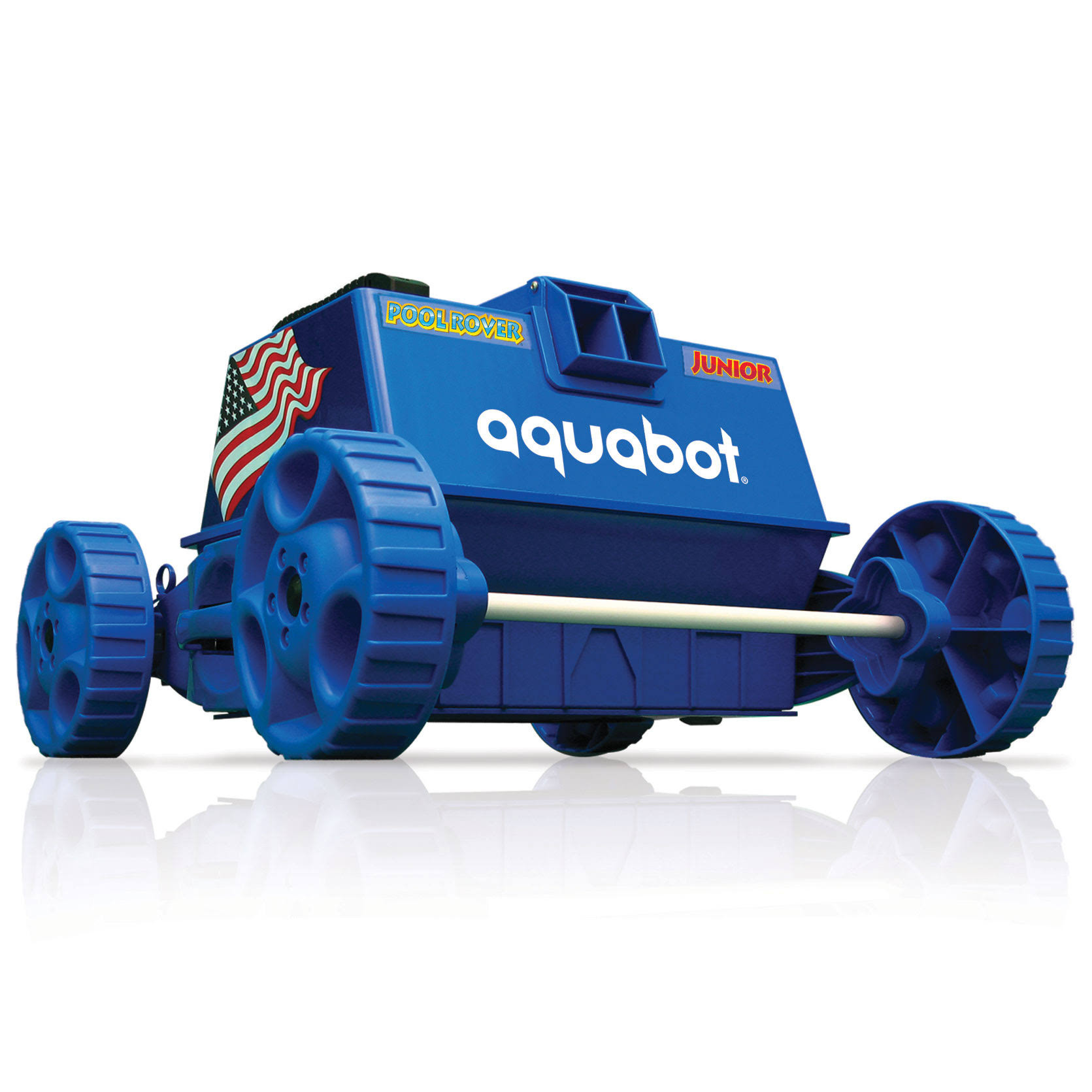 Aquabot Pool Rover Junior Robotic Pool Cleaner, 40 ft Cable, Above Ground, Fast 1-Hour Cleaning