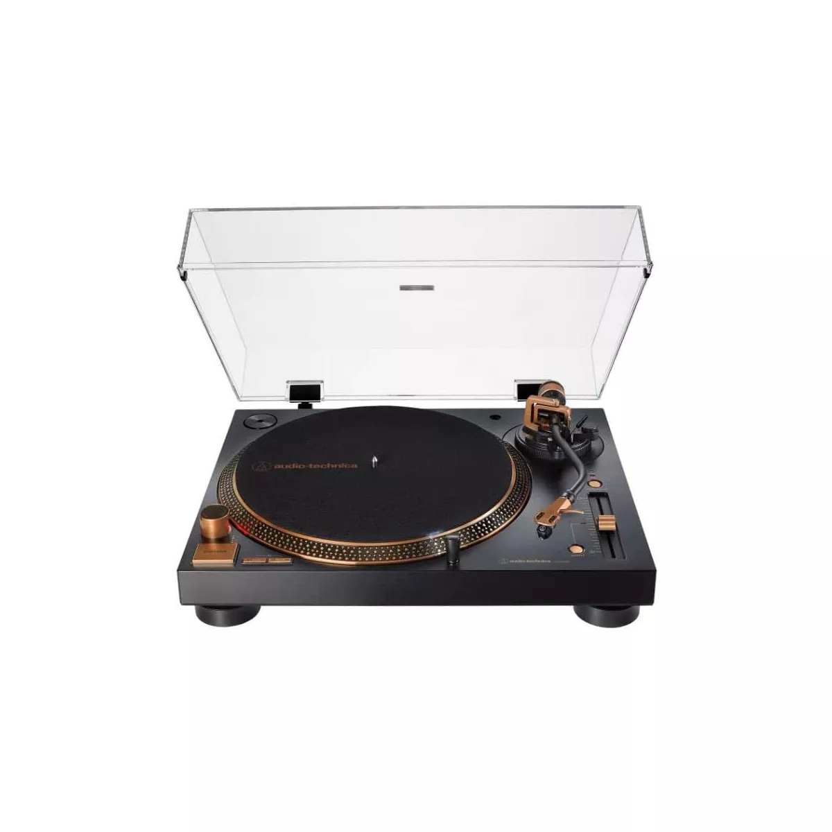 Audio Technica AT-LP120XUSB-BZ Direct Drive USB Turntable, Bronze – 3-Speed, Built-in Preamp, Vinyl to Digital Conversion