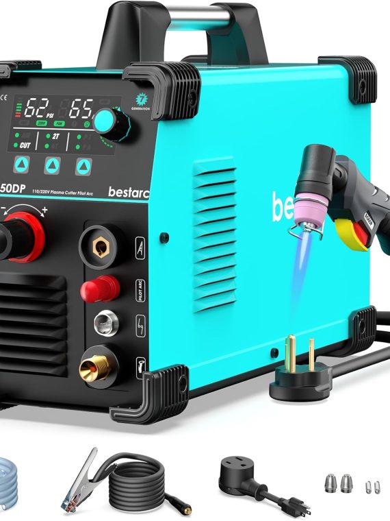 Pilot Arc BTC500DP 7th Gen 50A Plasma Cutter, Dual Voltage 110/220V, Digital Display