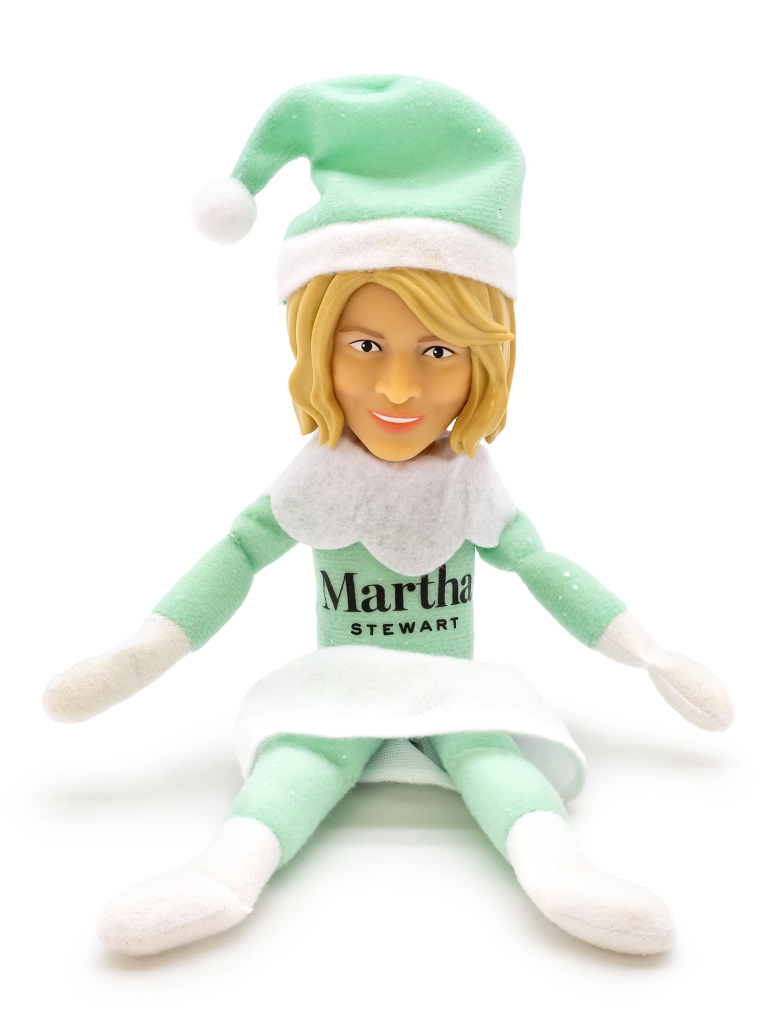 Martha Stewart Christmas Plush Figurine with Accessories, 10.5′′