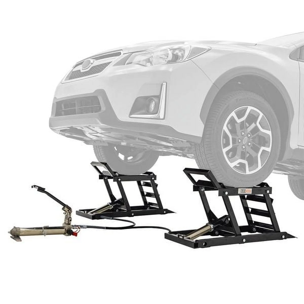 Black Widow Hydraulic Car Lift Ramps – 3,000 lb Capacity, Durable Steel, Adjustable Height