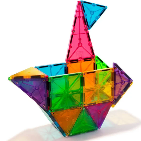 Magna-Tiles - Clear Colors 37-Piece Set