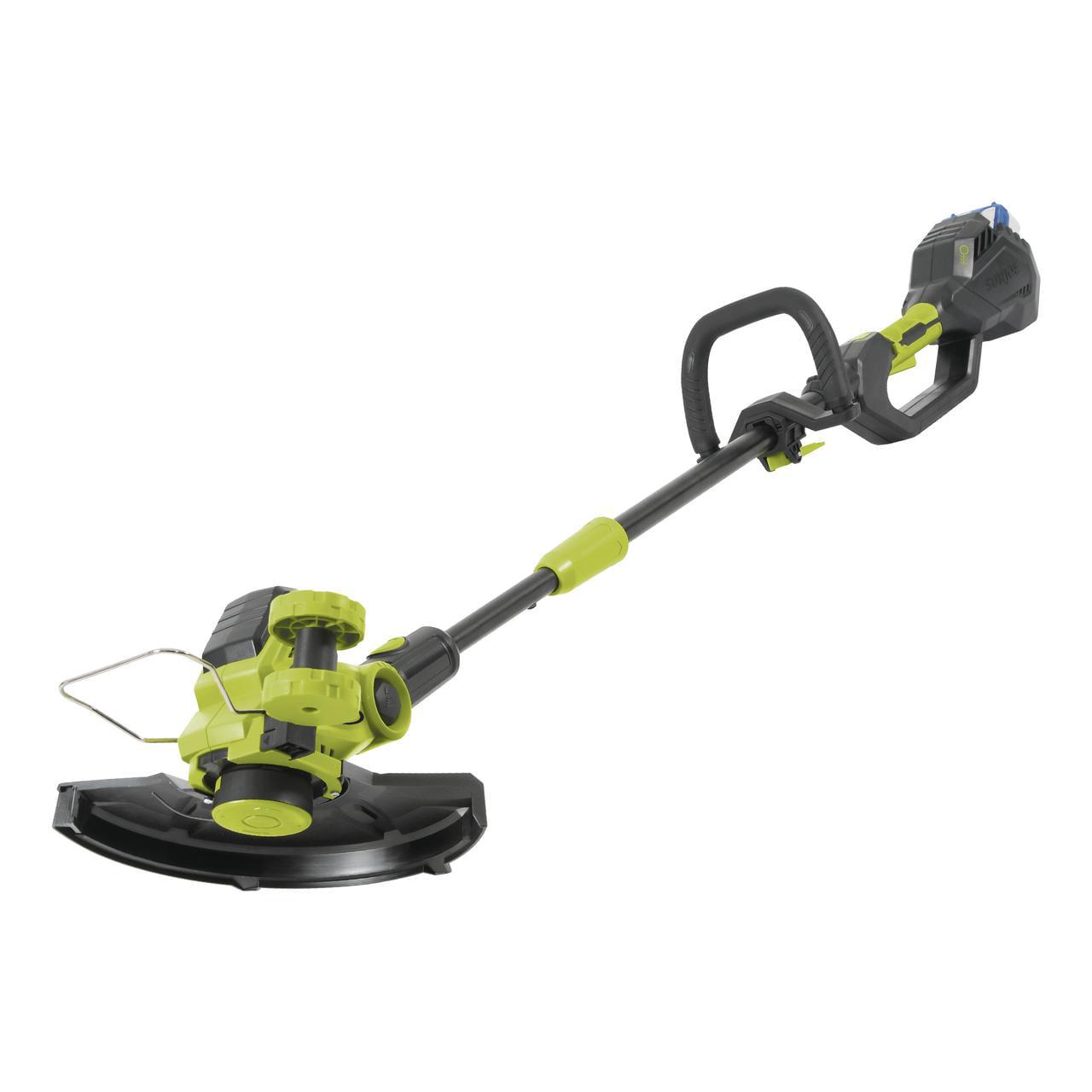 Sun Joe 24V Cordless String Trimmer, 12-Inch, Multi-Angle Head, 4.0-Ah Battery & Charger Included