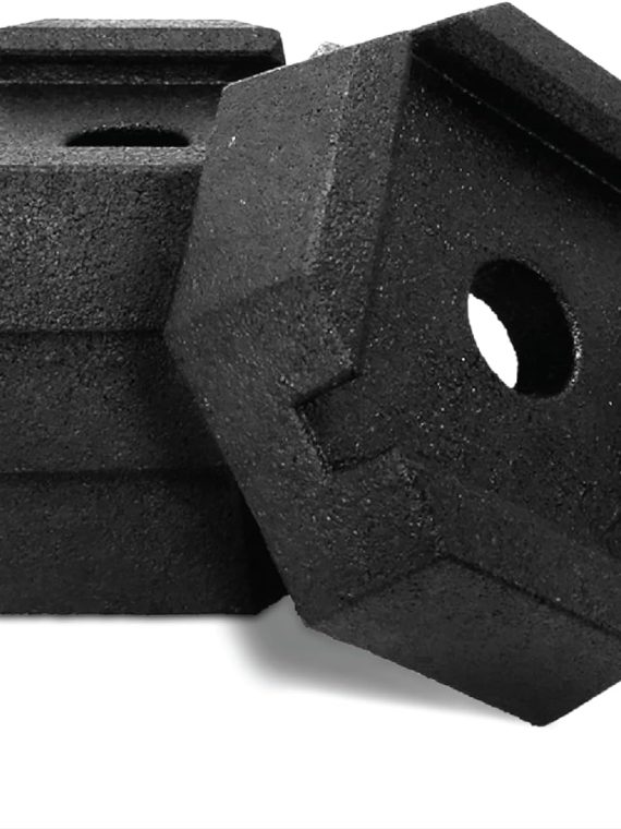 Xtra RV Leveling Pads – 9′′ Round Jack Stabilizers for LCI System, Heavy Duty, Made in USA, 6-Pack