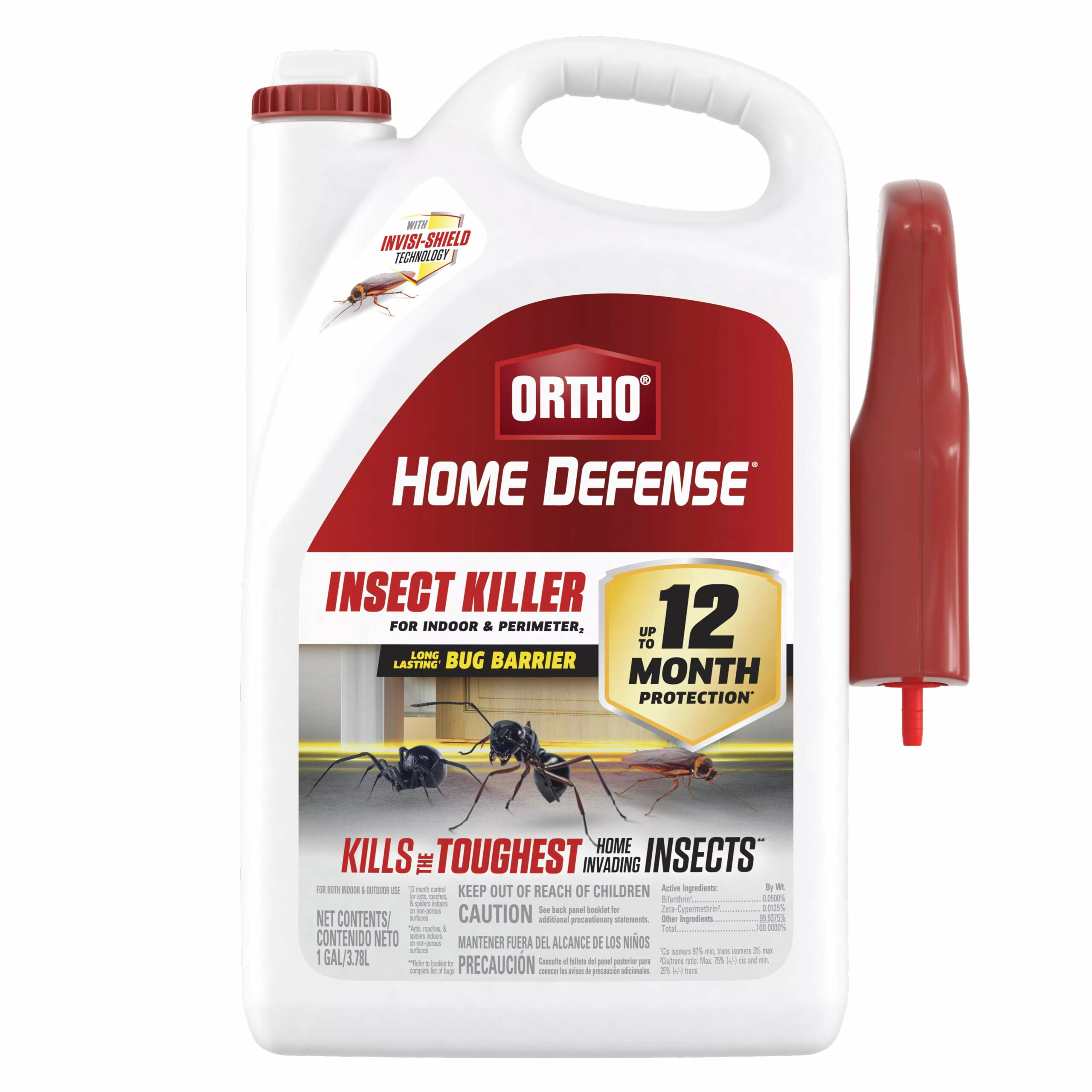 Ortho Home Defense Insect Killer, Indoor & Outdoor, 1 Gallon, Trigger Sprayer, Long-Lasting Protection
