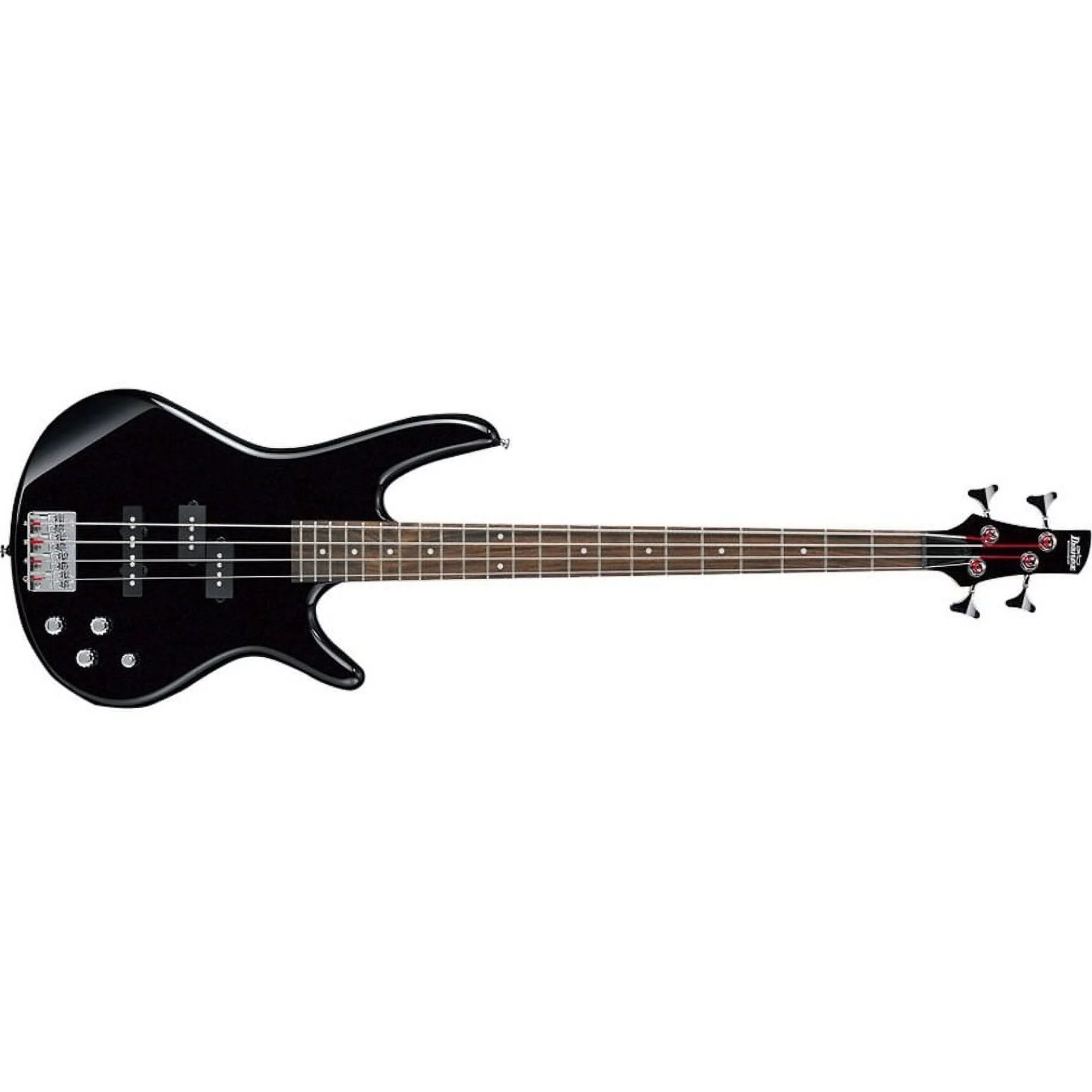 Ibanez GIO GSR200 Bass Guitar, Black Finish, 22 Frets, 34′′ Scale, Agathis Body, Maple Neck, Rosewood Fingerboard