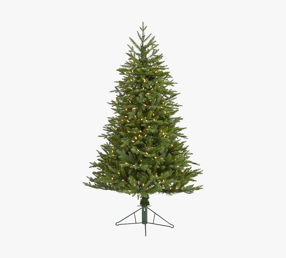 Lit Cambridge Fir Faux Christmas Tree