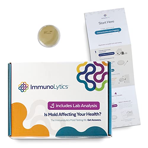 ImmunoLytics DIY Mold Test Kit for Home - Easy to Use Professional Mold Testing Kit - Individual Room Screening Package - Includes Lab Analysis (1 Room/Plate)