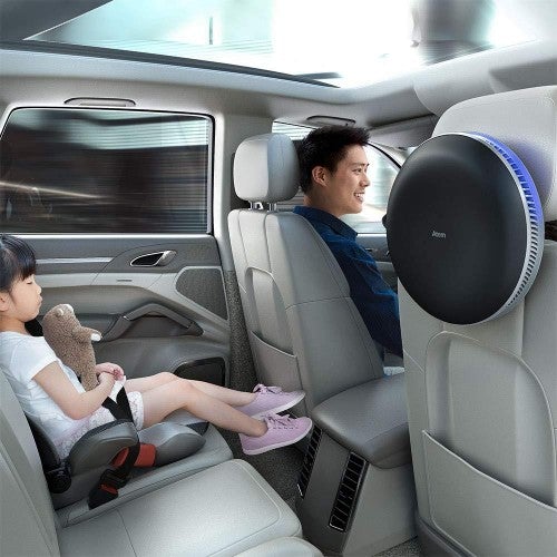 IQAir [Atem Car Air Purifier [HyperHEPA Filter] Portable, Air Pollution, Cabin Filter, App Enabled, Allergies, Asthma, Pollen, Dust; Swiss Made