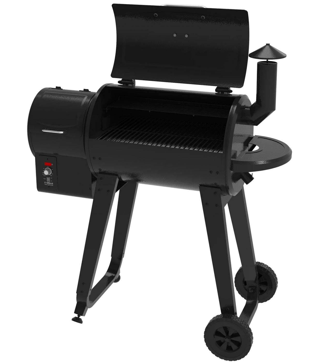 Z GRILLS ZPG-450A3 Wood Pellet Grill & Smoker, 8-in-1 BBQ, Black, 2022 Model, Digital Control, 459 sq. in. Cooking Area