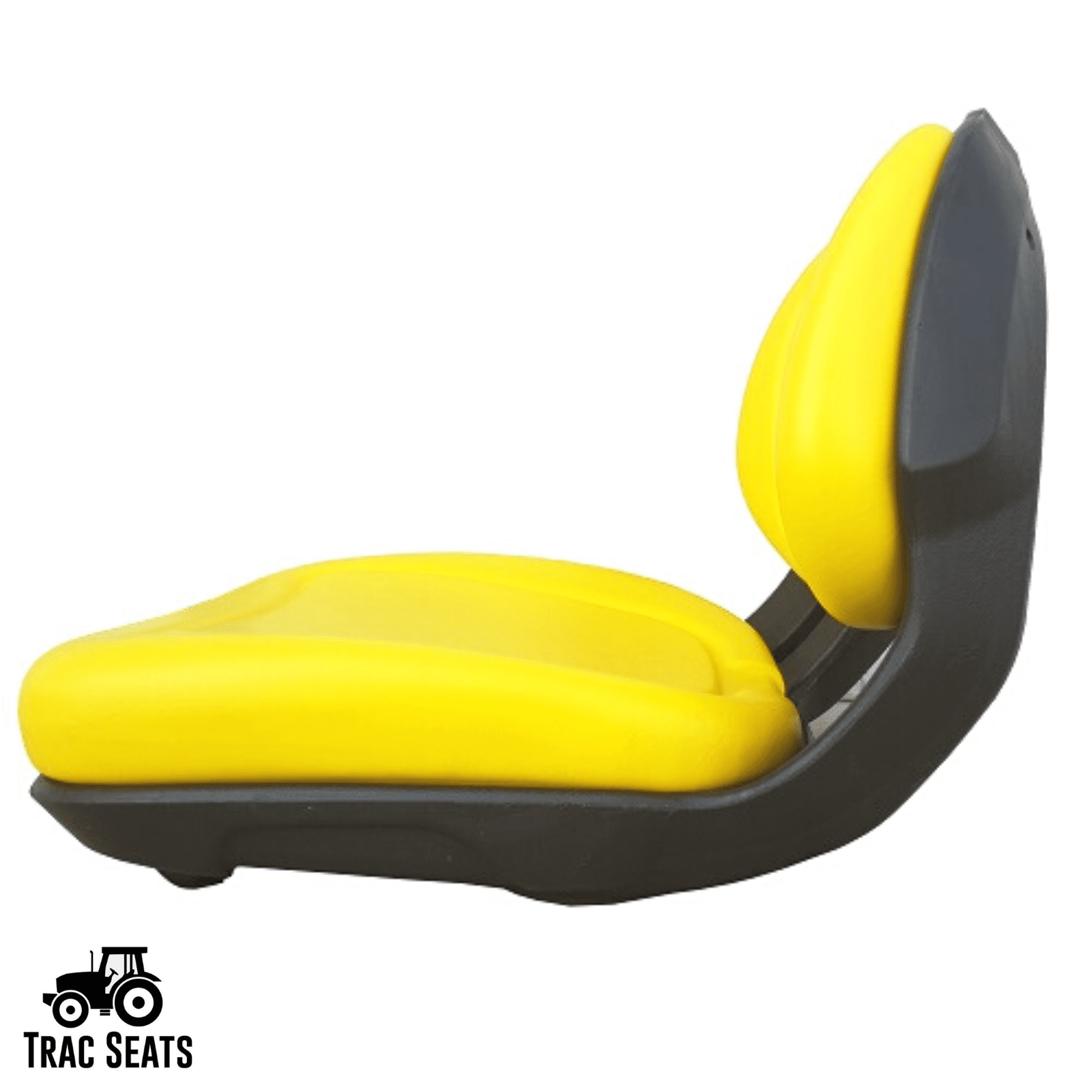 TracSeats Yellow Seat for John Deere X300-X580, Durable & Waterproof, AM136044 Replacement