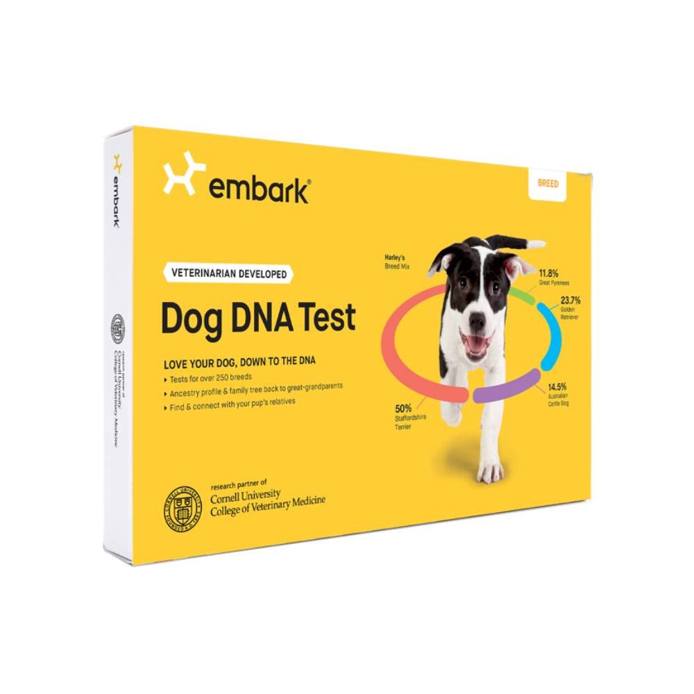 Embark Dog DNA Test Kit – Accurate Breed & Ancestry Identification, Includes Doggy Relative Finder