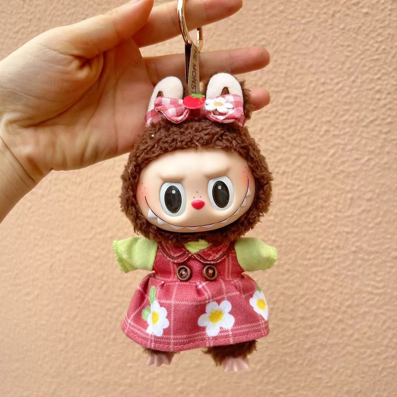 Labubu Stawberry Rose Costume
