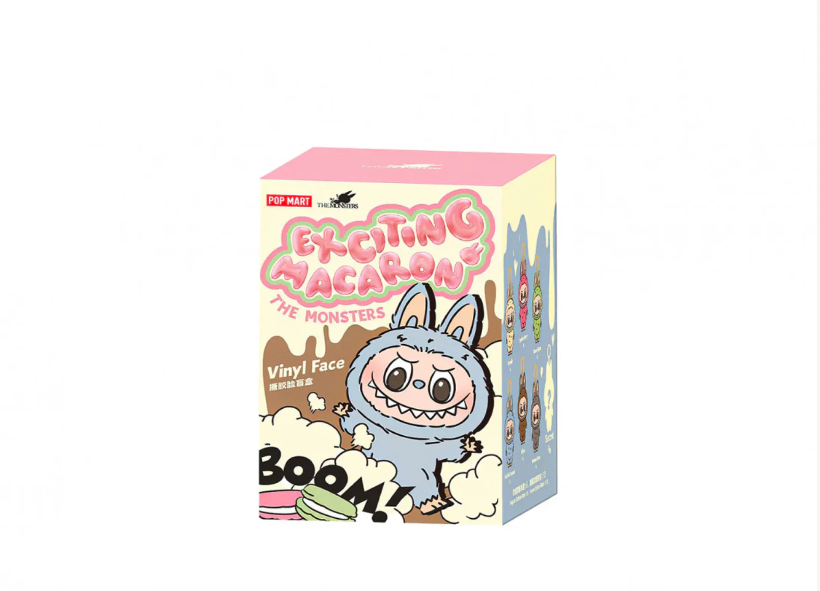 Pop Mart Labubu The Monsters Tasty Macarons Chestnut Cocoa Vinyl Plush Pendant