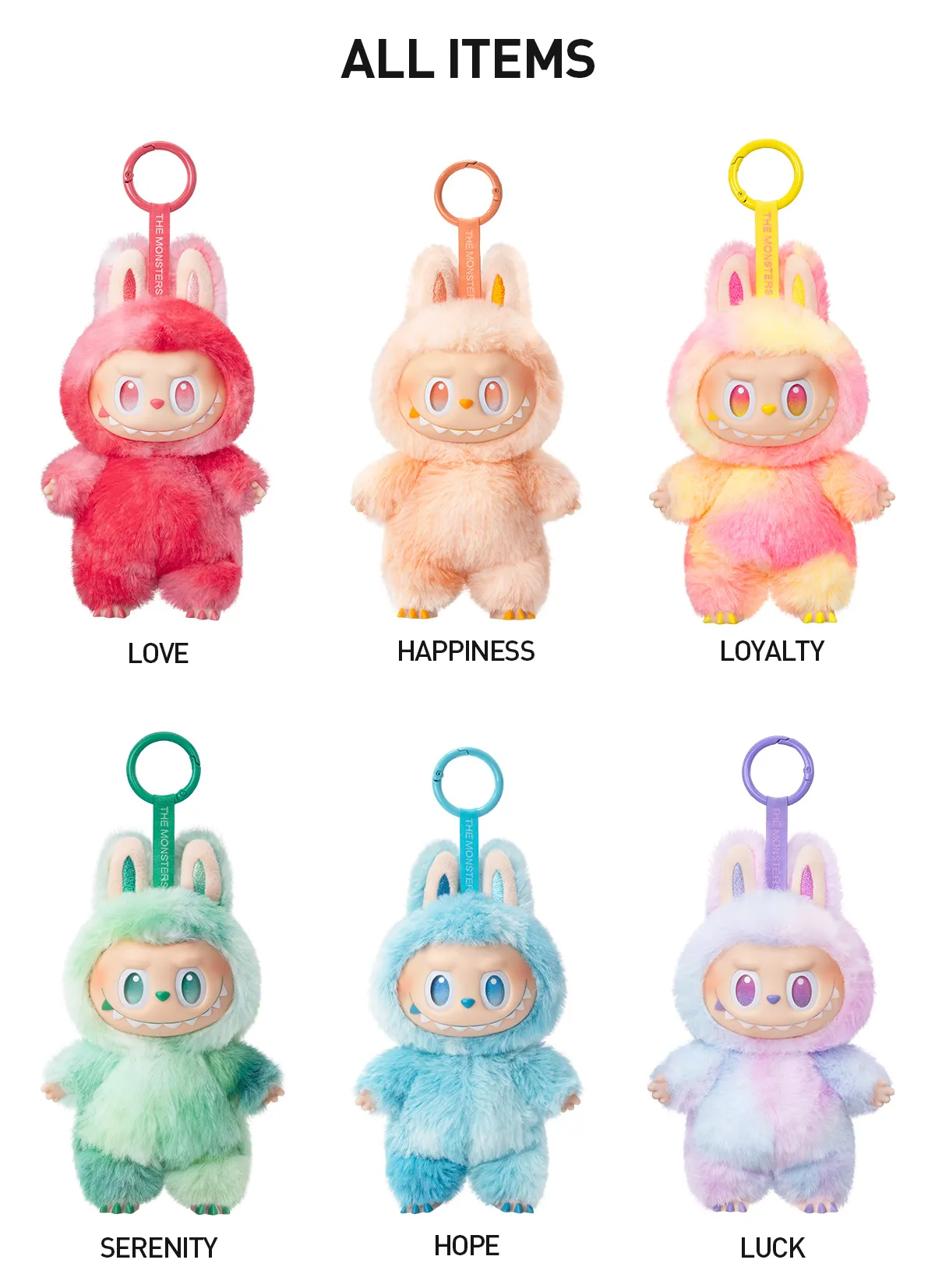 Pop Mart Labubu The Monsters Big Into Energy Series Vinyl Plush Pendant Single Blind Box