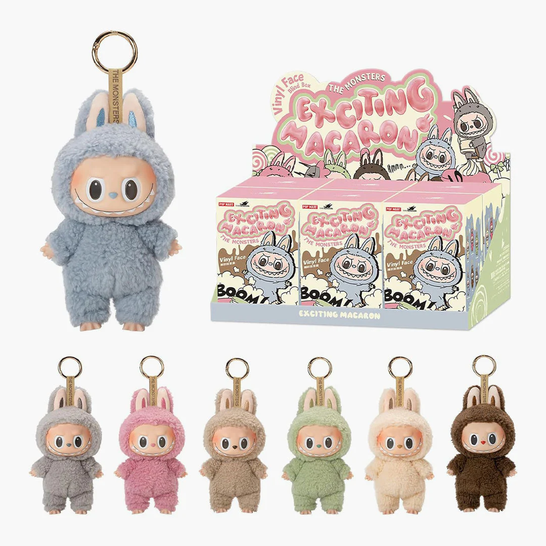 Pop Mart Labubu The Monsters Tasty Macarons Vinyl Face Mystery Box / 1 Pack