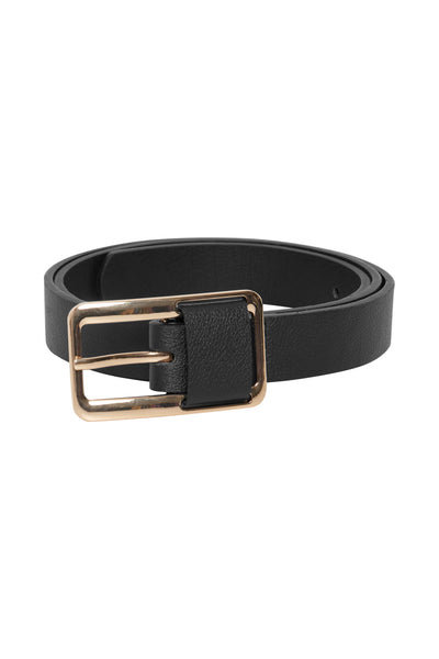 Schwarzer Ledergürtel