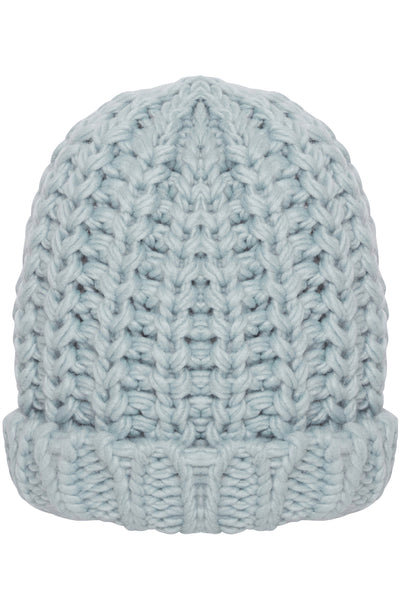 Gestrickte Wollmütze