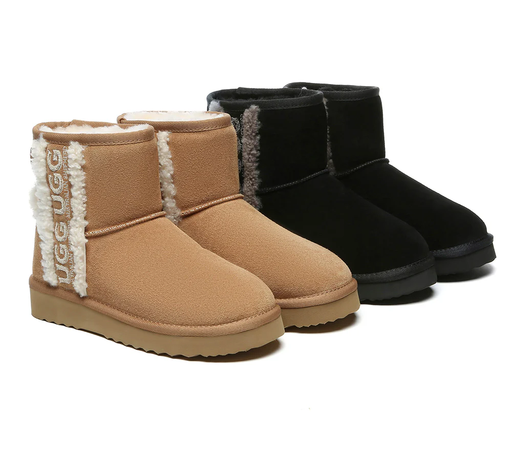 australian shepherd ugg boots sheepskin wool shearling lined ankle mini darby
