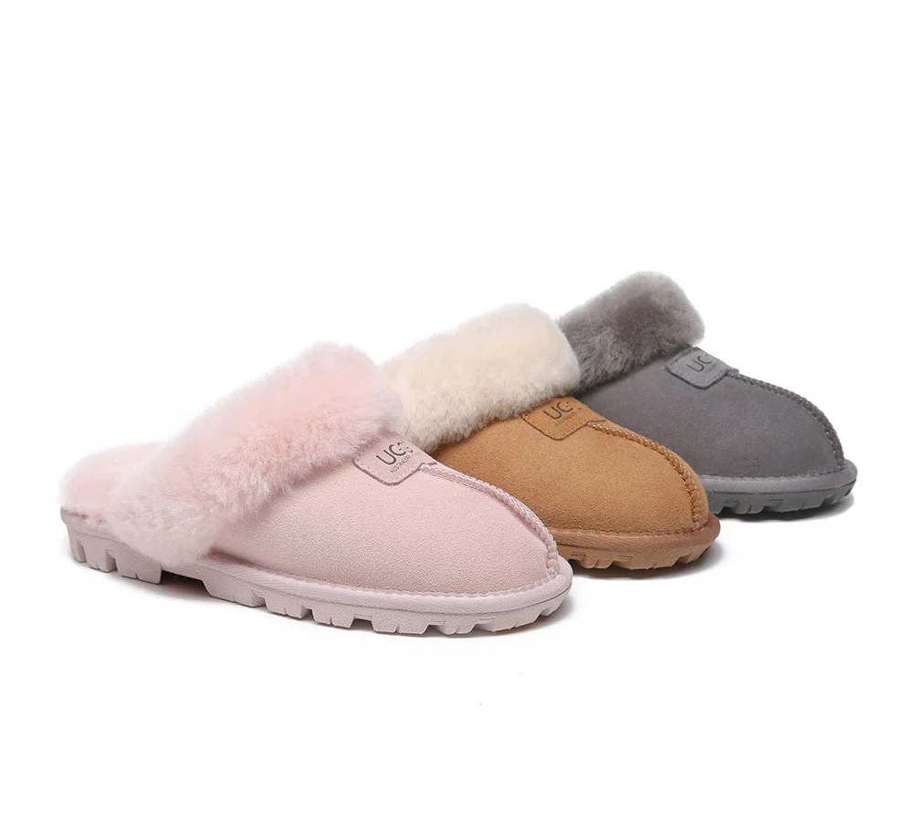 australian shepherd ugg slippers double faced sheepskin wool suzie scuff
