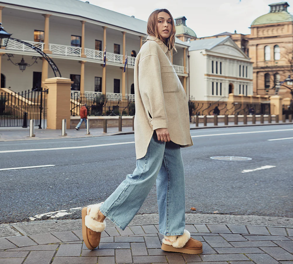 australian shepherd 3 way style ugg slippers women removable wool strap slingback platform musa