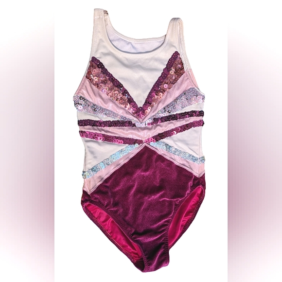 Hand crafted Artistic Swimming Bathing Suit Cheerleader Inspired Design