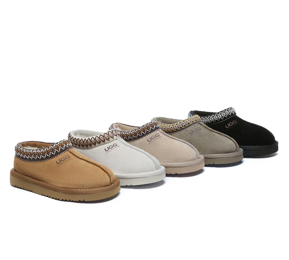 australian shepherd ugg slippers kids sheepskin wool ankle tazzy hippie