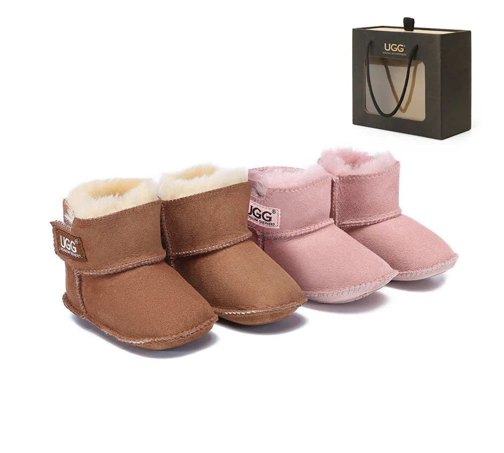 australian shepherd ugg australian sheepskin baby bootie gift set eliana