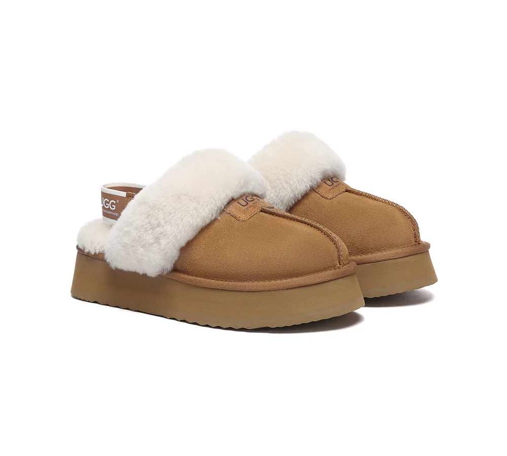 australian shepherd ugg slippers women removable strap slingback platform suzie