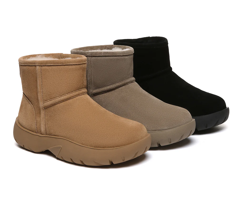 australian shepherd ugg boots sheepskin wool ankle chunky mini classic salma