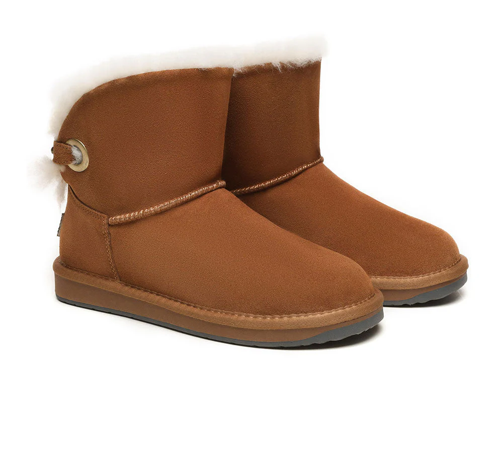 tarramarra ugg boots women sheepskin wool adjustable strap ankle mariel