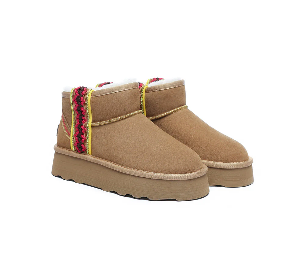 australian shepherd ugg boots sheepskin wool ankle platform tazzy vance