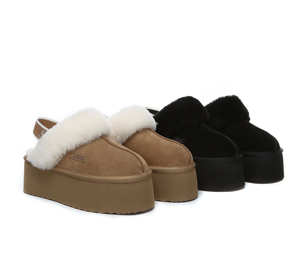 australian shepherd ugg slippers women slingback platform muffin plus
