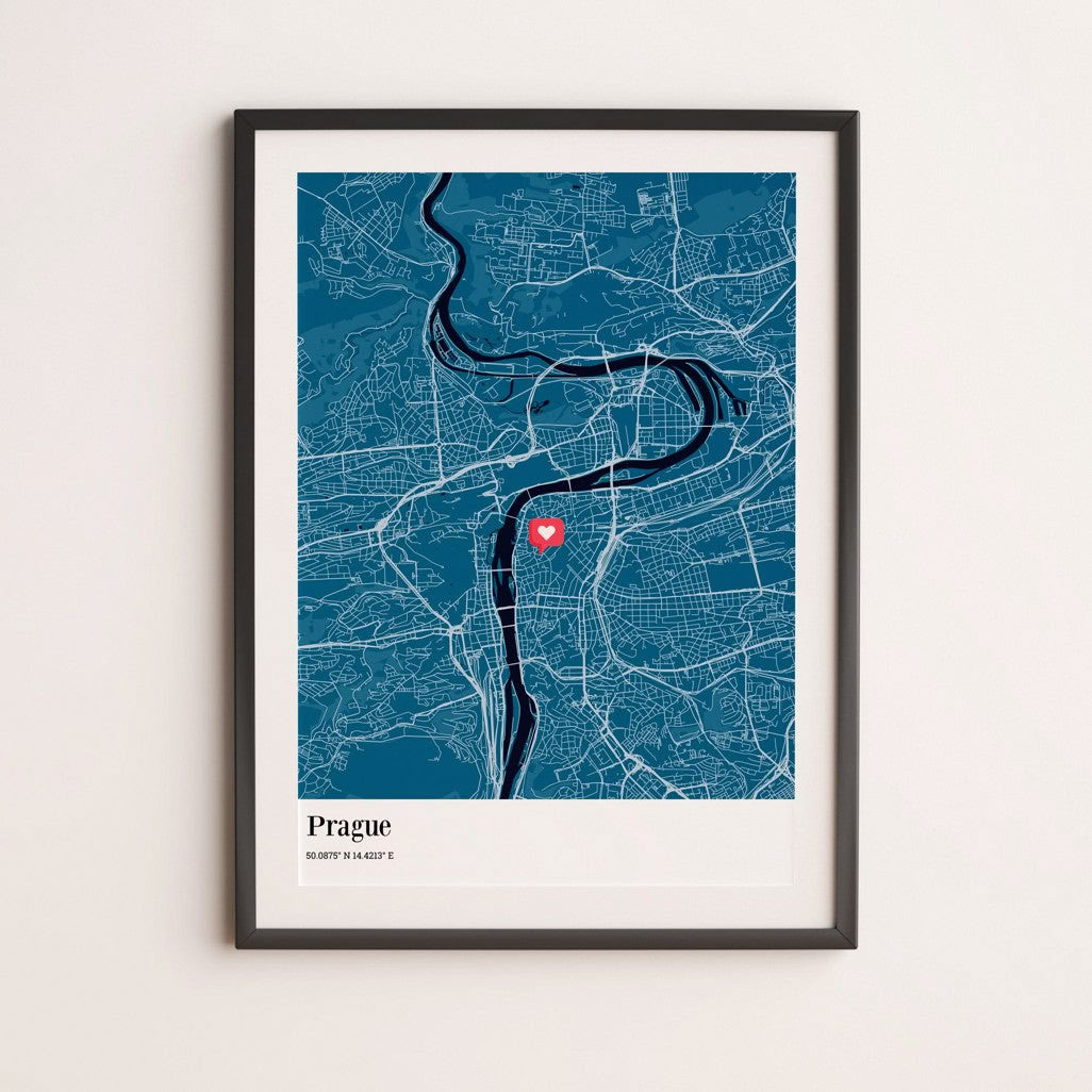 Map with indicator