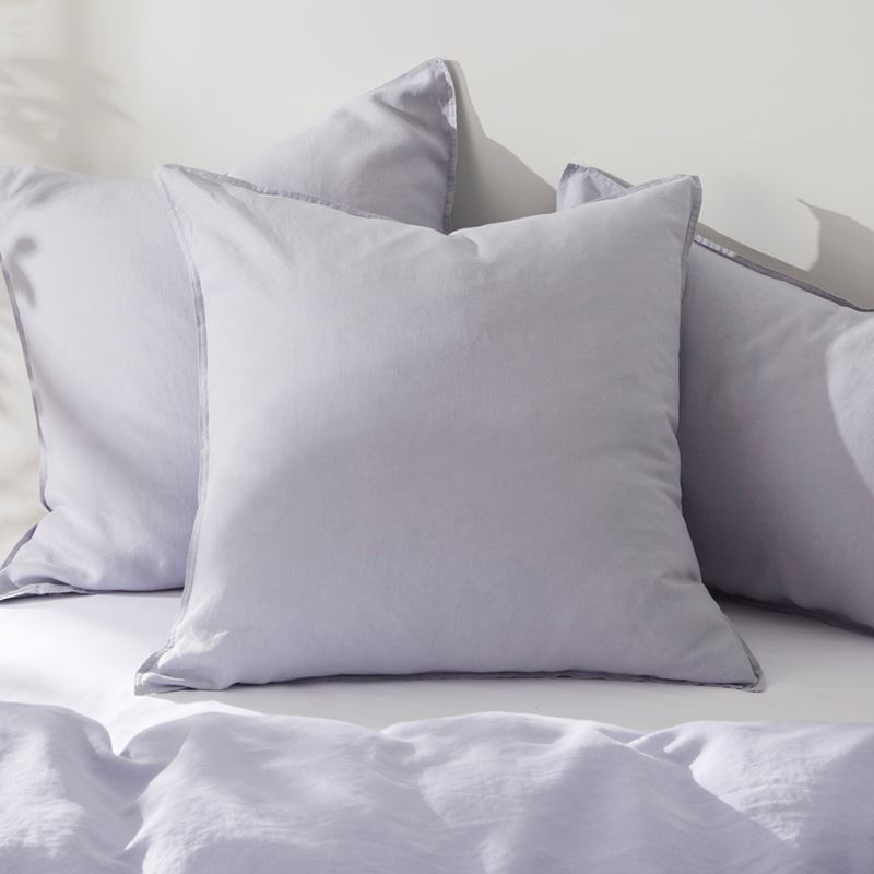 Vintage Washed Linen Lilac Hint Quilt Cover Separates