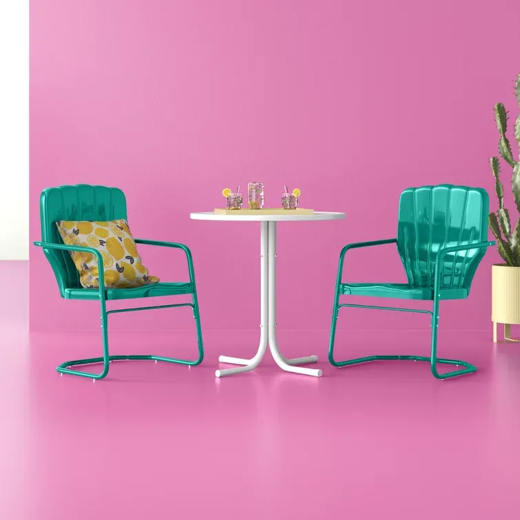 Morry Round 4 - Person Outdoor Dining Set