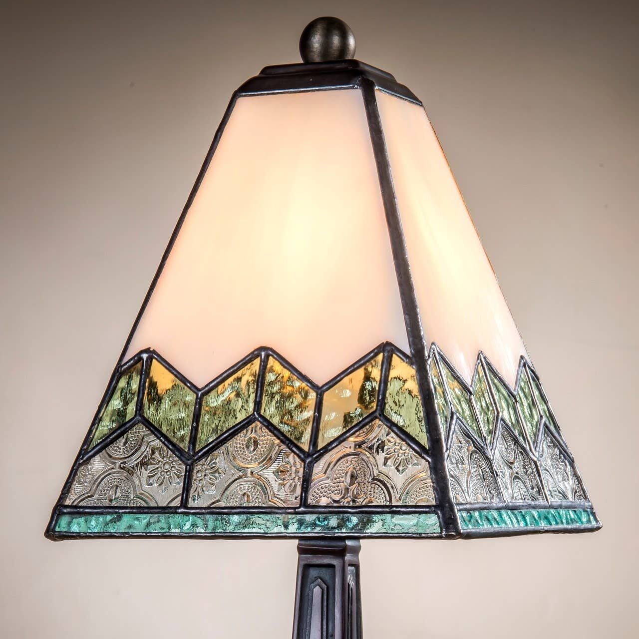 Chevron Small Accent Table Lamp