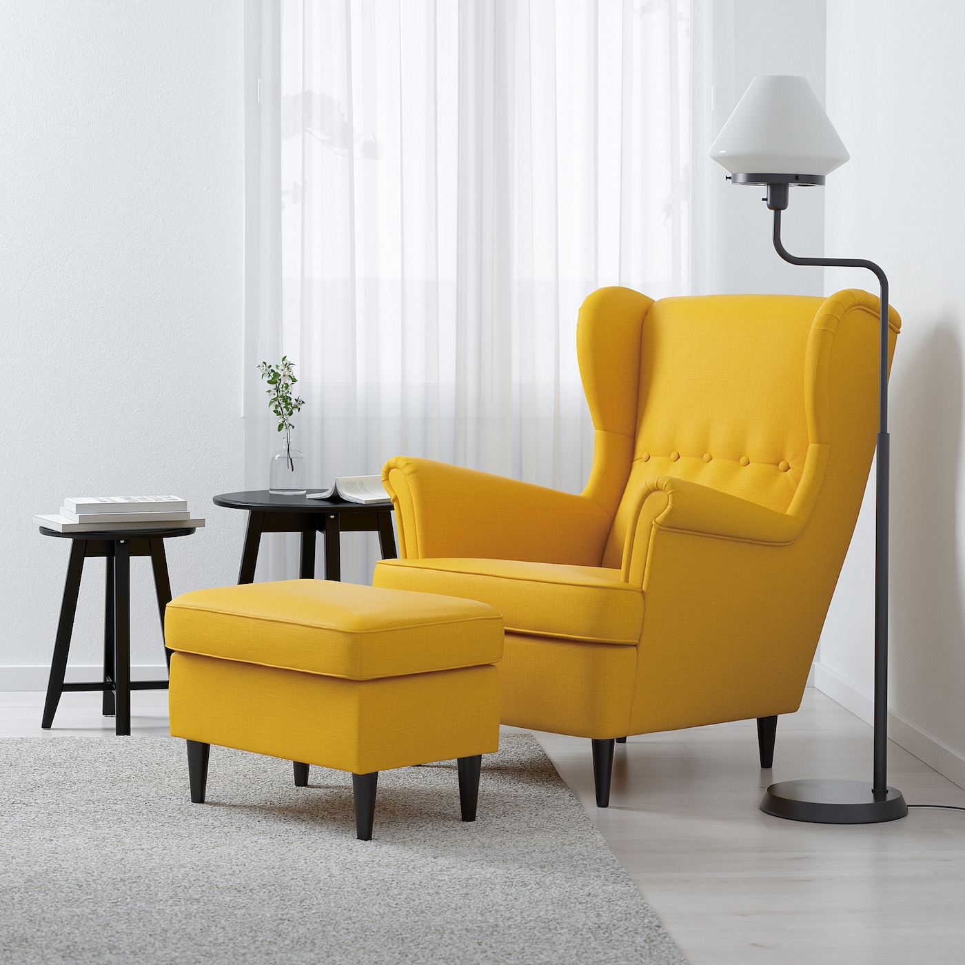 STRANDMON Wingback armchair
