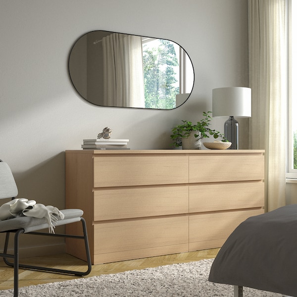 MALM 6-drawer chest of drawers