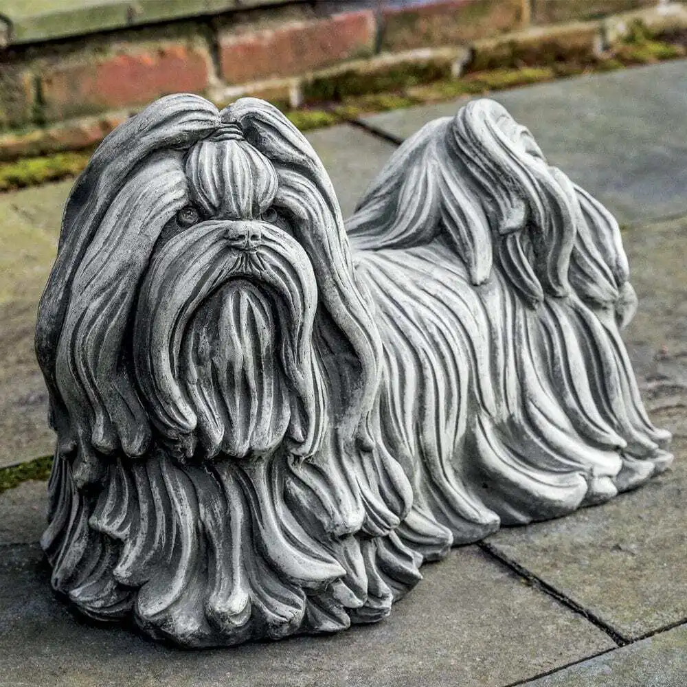 Shih Tzu Garden Statue