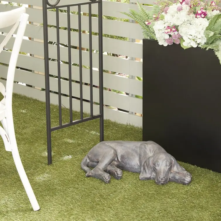 Dogs Ceramic Garden Statue