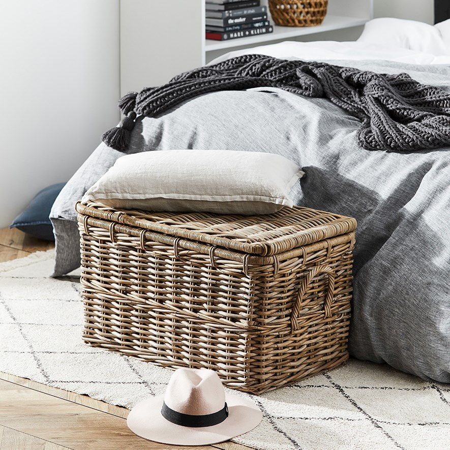 McKenzie Storage Chest in Antique Grey