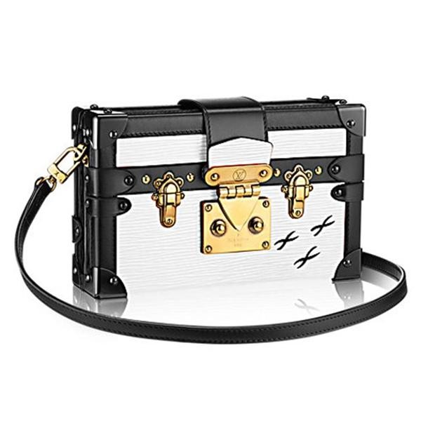 L V Petite Malle Epi M50015 White