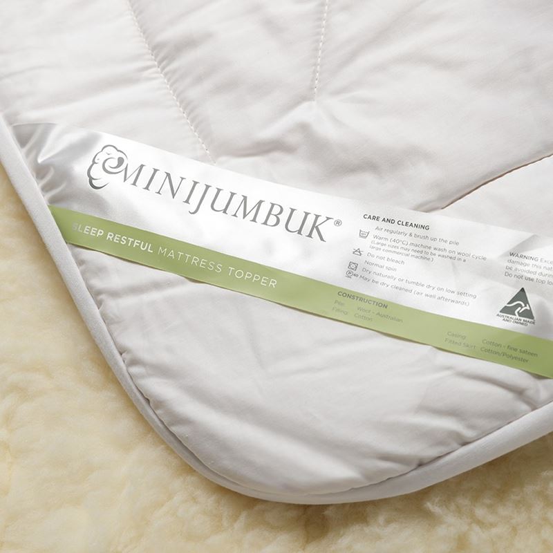 Sleep Restful Wool Mattress Topper