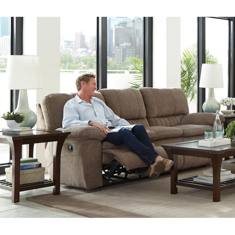 Bonnell 90.5'' Pillow Top Arm Reclining Sofa