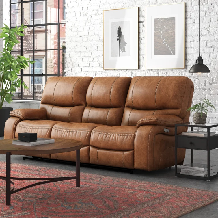 Flagg 86'' Pillow Top Arm Reclining Sofa
