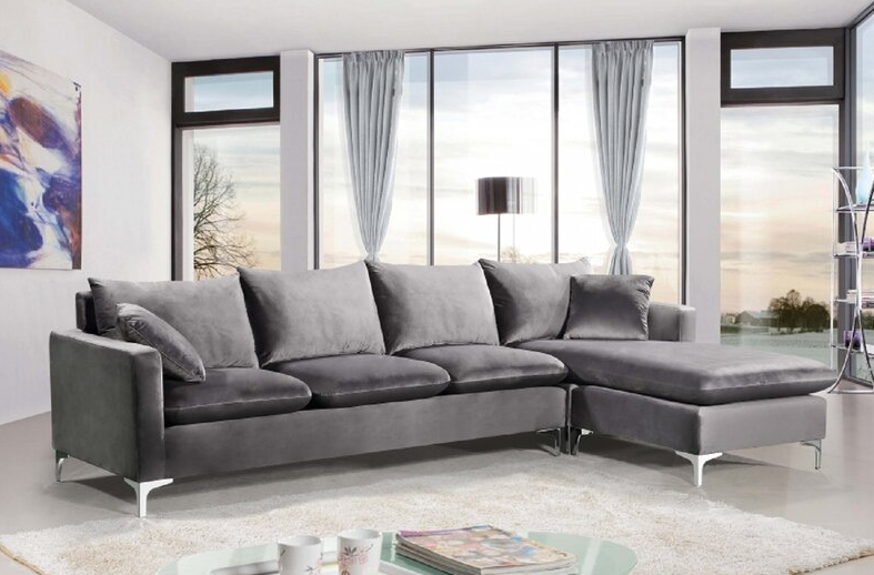 Adedapo 110′′ Wide Velvet Reversible Sofa & Chaise