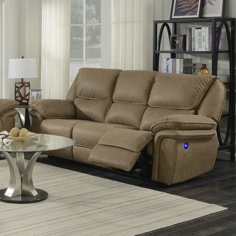 Ellinger 91.7'' Pillow Top Arm Reclining Sofa