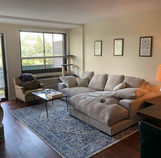 106′′ Wide Reversible Sofa & Chaise