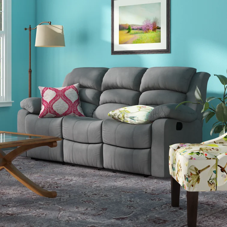 Aum 81'' Pillow Top Arm Reclining Sofa